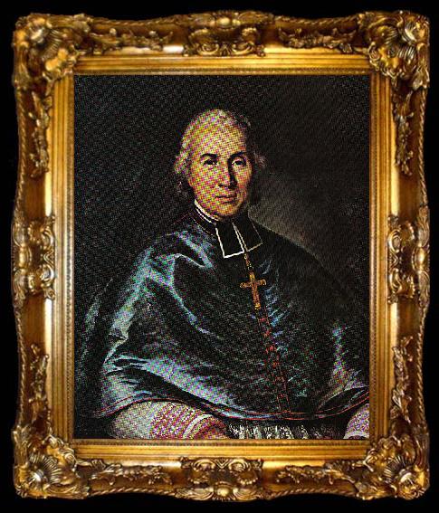 framed  Antoine Plamondon Portrait of Monseigneur Joseph Signay, ta009-2